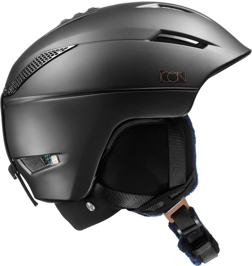 Salomon Icon2 C.Air Women's Snowboard/Ski Helmet, M, Black